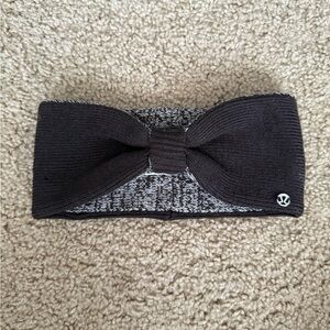 Stylish Knit Headband in Brown and Gray